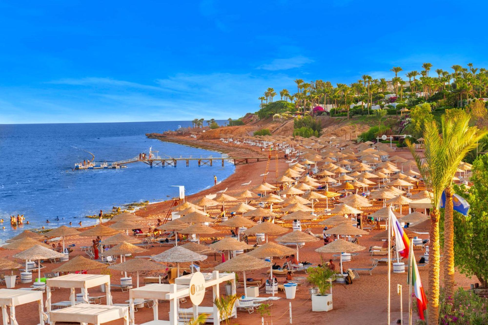 Domina coral bay resort&spa sharm el sheikh Exterior foto Beach in Hurghada